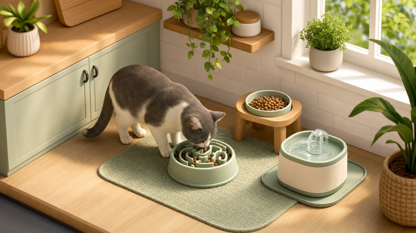猫が食べてすぐ吐く『吐き戻し』の原因と対策7ステップ|早食い・空腹・フードの粒を見分けて防ぐ