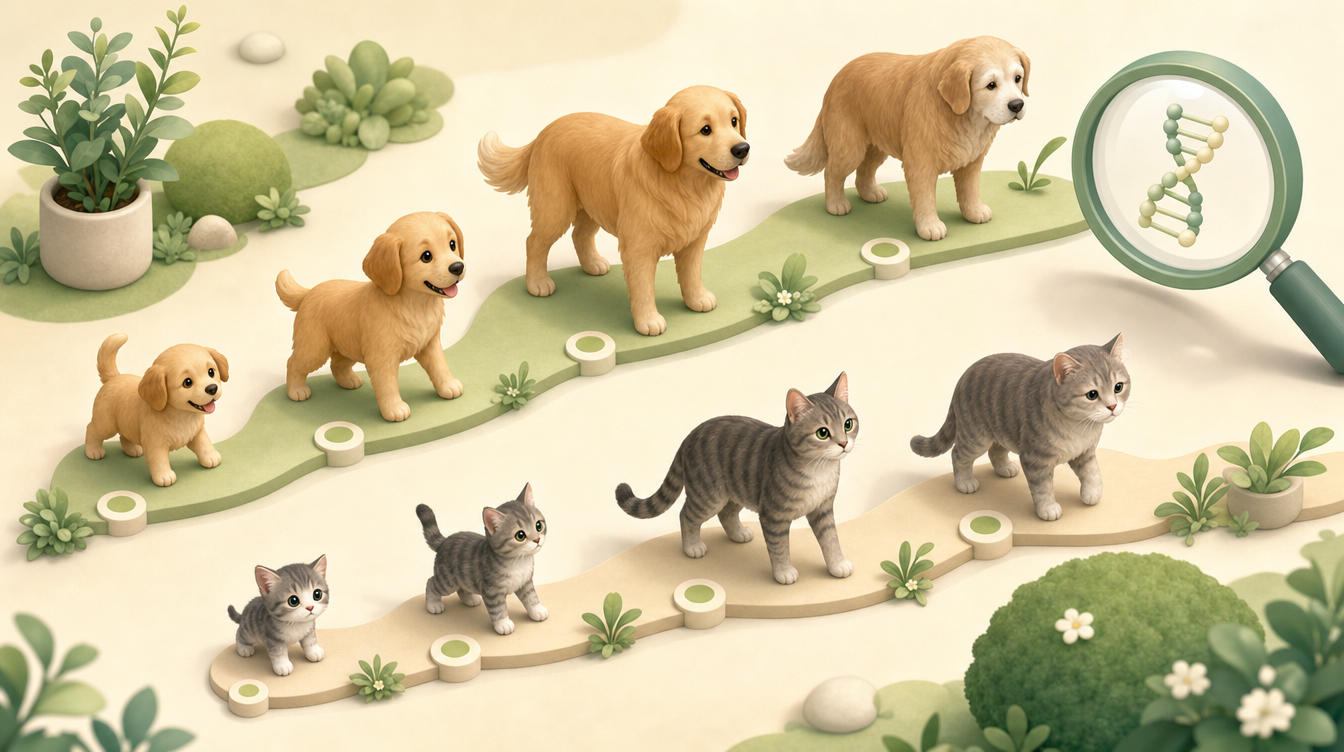 犬・猫の年齢は人間で何歳?『7倍』は不正確|科学が明かした本当の換算式と年齢別ケア