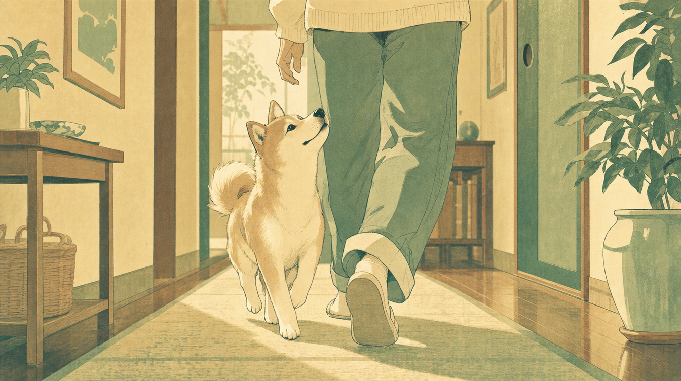 犬がトイレまでどこでもついてくる理由7つと後追いの対策|分離不安との違いを見分けるチェックリスト