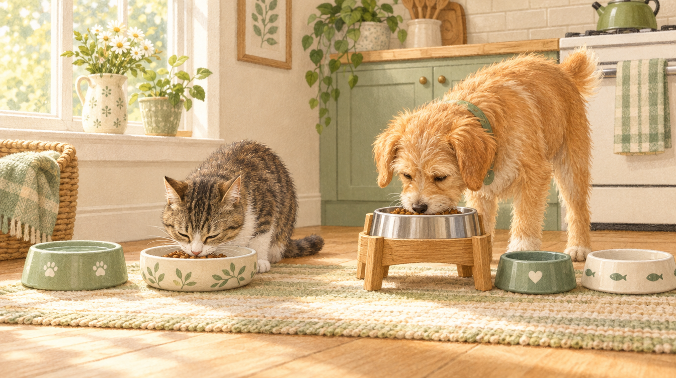 犬・猫のフードボウル(食器)の選び方完全ガイド|素材・高さ・深さ・早食い防止まで用途別に徹底比較